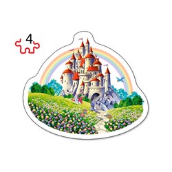 Castorland (B-005109) - "Snow White's Story" - 3 4 6 9 piezas