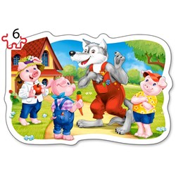 Castorland (B-005086) - "Classic Fairy Tales" - 3 4 6 9 piezas