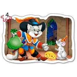 Castorland (B-005086) - "Classic Fairy Tales" - 3 4 6 9 piezas