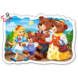 Castorland (B-005086) - "Classic Fairy Tales" - 3 4 6 9 piezas