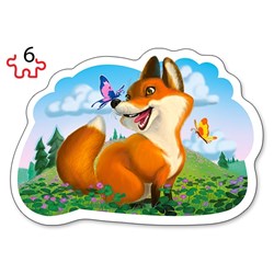 Castorland (B-005079) - "Forest Animals" - 3 4 6 9 piezas