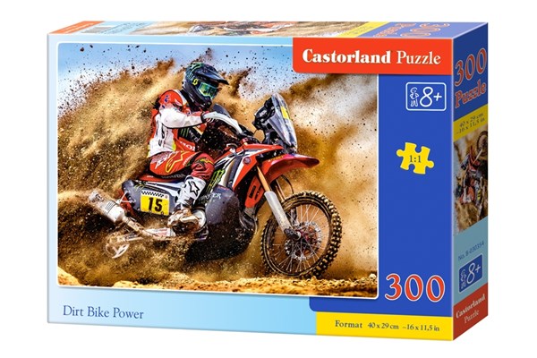 Castorland (B-030354) - "Dirt Bike Power" - 300 piezas
