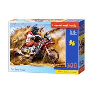 Castorland (B-030354) - "Dirt Bike Power" - 300 piezas
