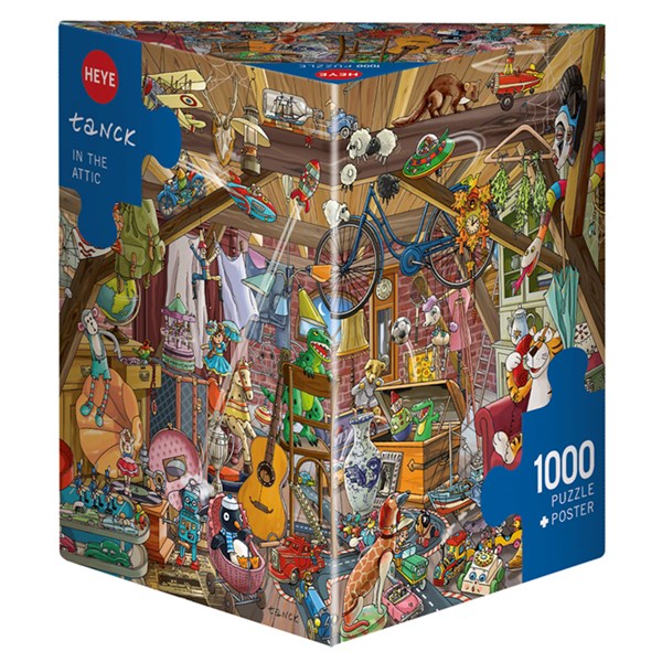 Heye (29885) - Birgit Tanck: "In The Attic" - 1000 piezas