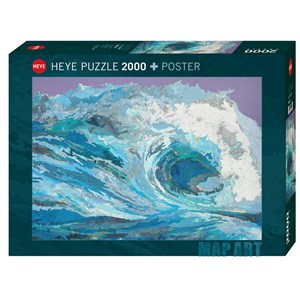 Heye (29872) - Matthew Cusick: "Map Wave" - 2000 piezas
