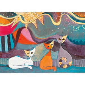 Heye (29853) - Rosina Wachtmeister: "Yellow Ribbon" - 1000 piezas