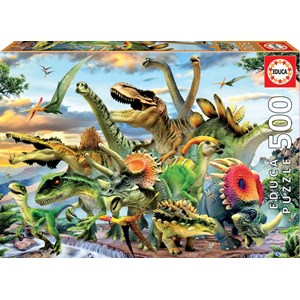 Educa (17961) - "Dinosaurs" - 500 piezas