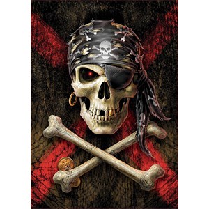 Educa (17964) - "Pirate Skull" - 500 piezas