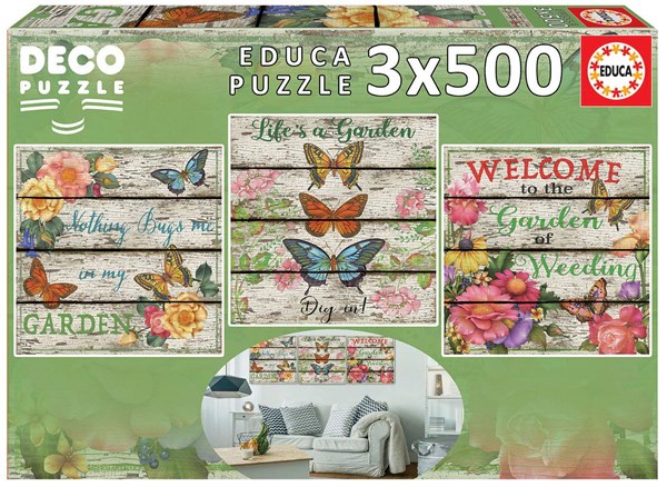 Educa (17965) - "Country Garden" - 500 piezas