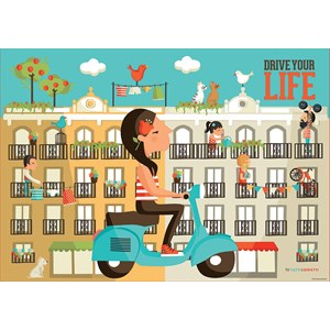 Educa (17987) - "Drive your life" - 500 piezas