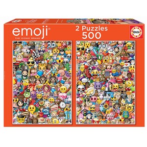 Educa (17992) - "Emoji" - 500 piezas