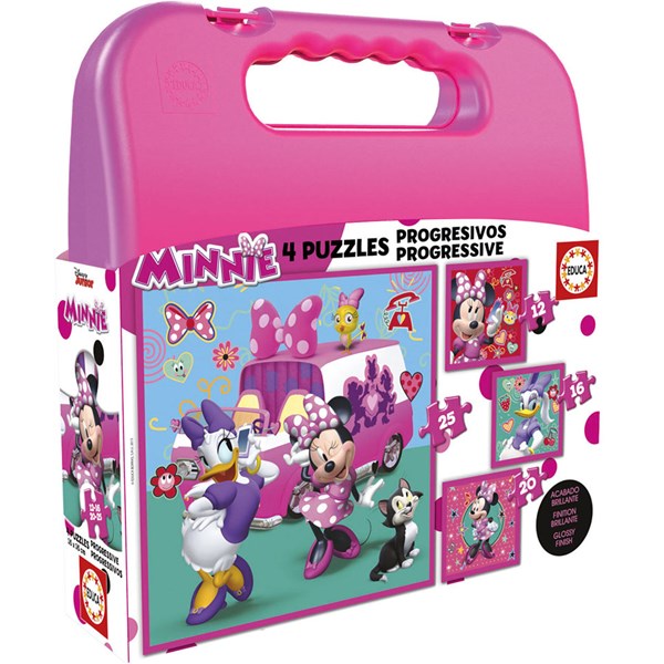 Educa (17638) - "Minnie Happy Helpers" - 12 16 20 25 piezas