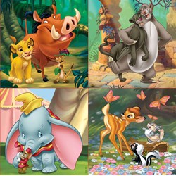 Educa (18104) - "Disney Animals" - 12 16 20 25 piezas