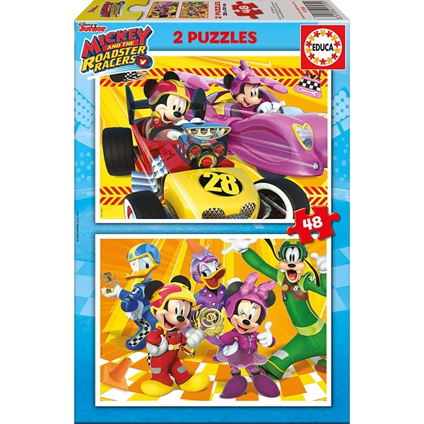 Educa (17239) - "Mickey and the Roadster Racers" - 48 piezas