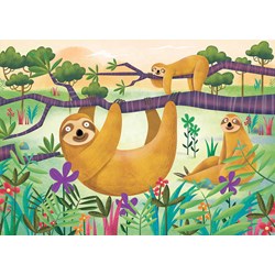 Educa (18077) - "Sloths" - 48 piezas