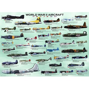 Eurographics (8300-0075) - "World War II Aircraft" - 300 piezas