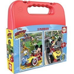 Educa (17639) - "Mickey and the Roadster Racers Case" - 20 piezas