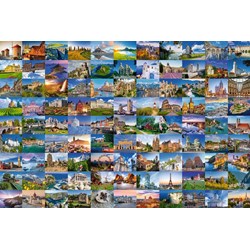 Ravensburger (17080) - "99 Beautiful Places in Europe" - 3000 piezas