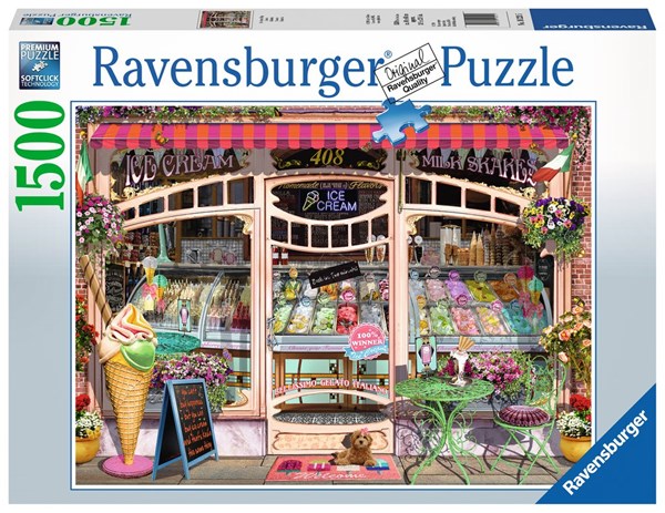 Ravensburger (16221) - "Ice Cream Shop" - 1500 piezas