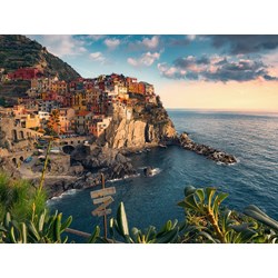 Ravensburger (16227) - "View of Cinque Terre, Italy" - 1500 piezas