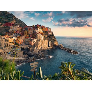 Ravensburger (16227) - "View of Cinque Terre, Italy" - 1500 piezas