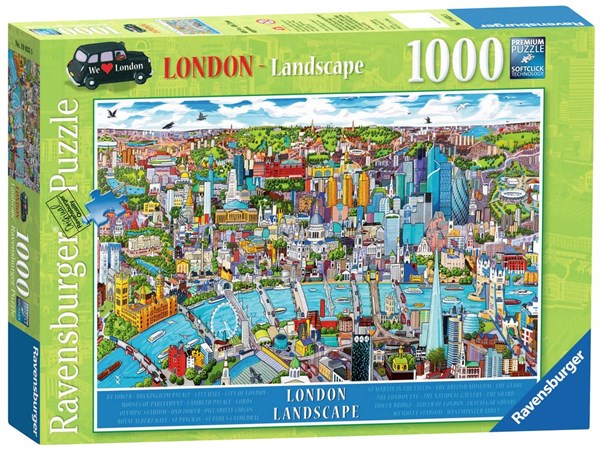 Ravensburger (19035) - "London, Landscape" - 1000 piezas