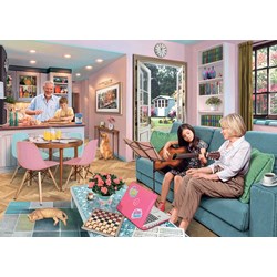 Ravensburger (13982) - "At our Grandparents" - 1000 piezas