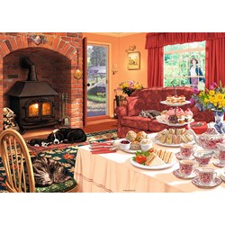 Ravensburger (19497) - "The Afternoon Visitor" - 1000 piezas