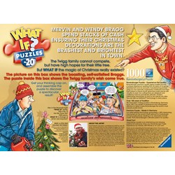 Ravensburger (15353) - "WHAT IF? No.20 Christmas Lights" - 1000 piezas