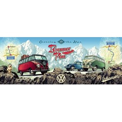 Ravensburger (15102) - "Cross the Alps with VW!" - 1000 piezas