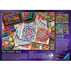 Ravensburger (19718) - Aimee Stewart: "The Artist's Desk" - 1000 piezas