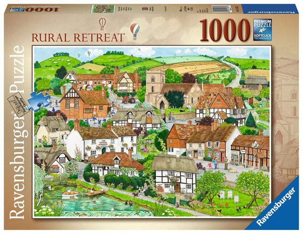 Ravensburger (15165) - "Rural Retreats" - 1000 piezas