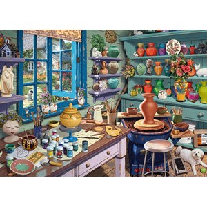 Ravensburger (19698) - Steve Read: "My Haven No. 3, The Pottery Shed" - 1000 piezas