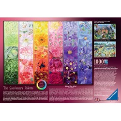 Ravensburger (19800) - Anne Searle: "The Gardener's Palette, Cottage Garden" - 1000 piezas