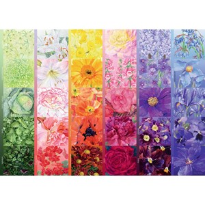 Ravensburger (19800) - Anne Searle: "The Gardener's Palette, Cottage Garden" - 1000 piezas