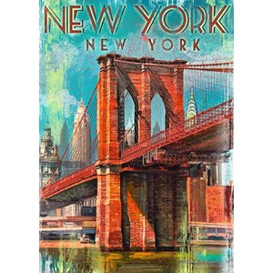 Ravensburger (19835) - "Retro New York" - 1000 piezas