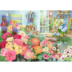 Ravensburger (15306) - "The Florist's Workbench" - 1000 piezas