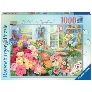 Ravensburger (15306) - "The Florist's Workbench" - 1000 piezas