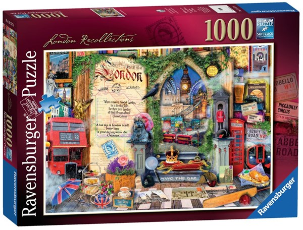 Ravensburger (19757) - "London Recollections" - 1000 piezas