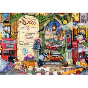 Ravensburger (19757) - "London Recollections" - 1000 piezas