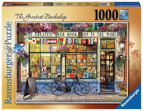 Ravensburger (15337) - "The Greatest Bookshop" - 1000 piezas
