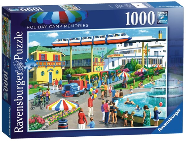 Ravensburger (19719) - Kevin Walsh: "Holiday Camp Memories" - 1000 piezas