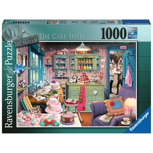 Ravensburger (15316) - "My Haven No.5, The Cake Shed" - 1000 piezas