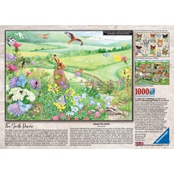 Ravensburger (15176) - Anne Searle: "Walking World, South Downs" - 1000 piezas