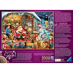 Ravensburger (15354) - "Let's Visit Santa! Limited Edition" - 1000 piezas