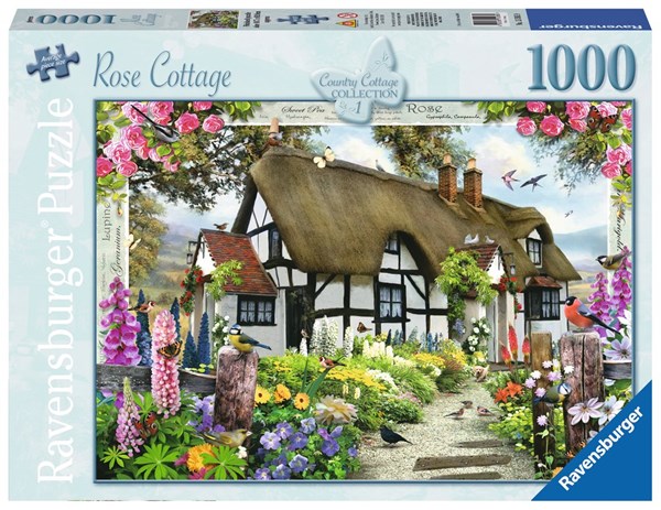Ravensburger (15585) - "Rose Cottage" - 1000 piezas