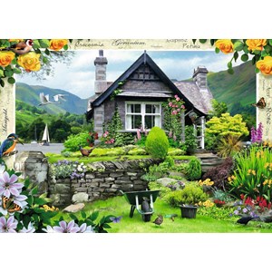 Ravensburger (19246) - "The Lakeland Cottage" - 1000 piezas