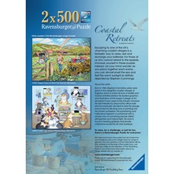 Ravensburger (14076) - "Coastal Retreats" - 500 piezas