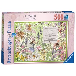 Ravensburger (14762) - "Flower Fairies" - 500 piezas
