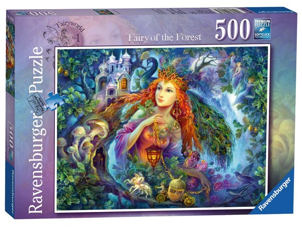 Ravensburger (14693) - "Fairy World No.1, Fairy of the Forest" - 500 piezas